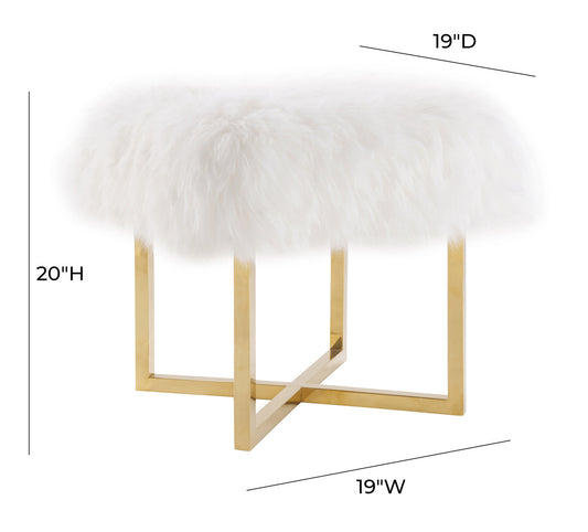 Jay Sheepskin Bench