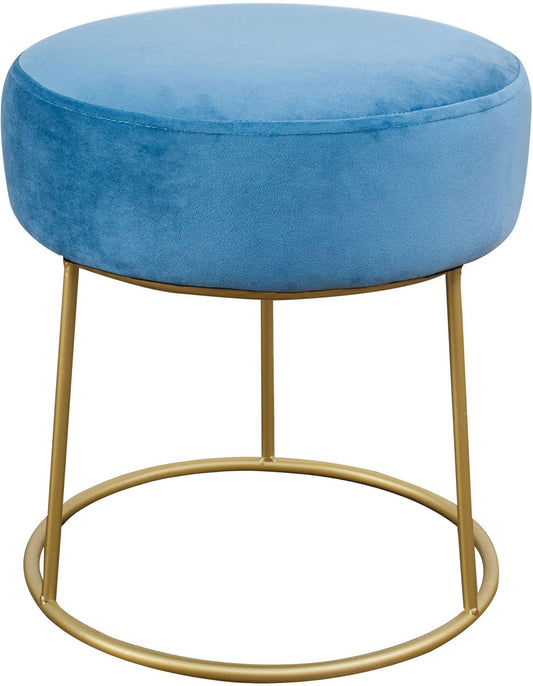 Nani Blue Velvet Stool