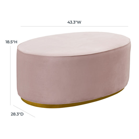 Catalina Blush Ottoman